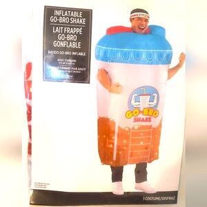 Inflatable bro shake  with build in fan to inflate itself